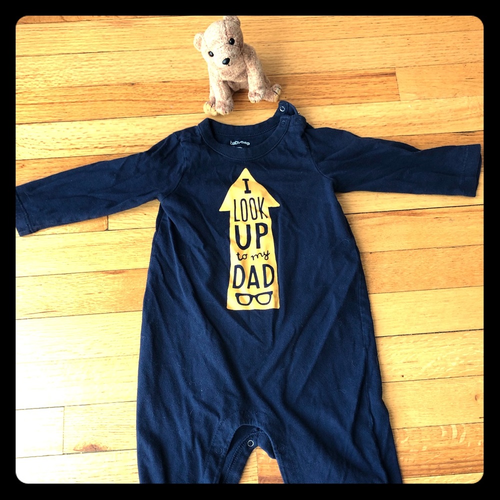 “I Look Up to Dad” Romper